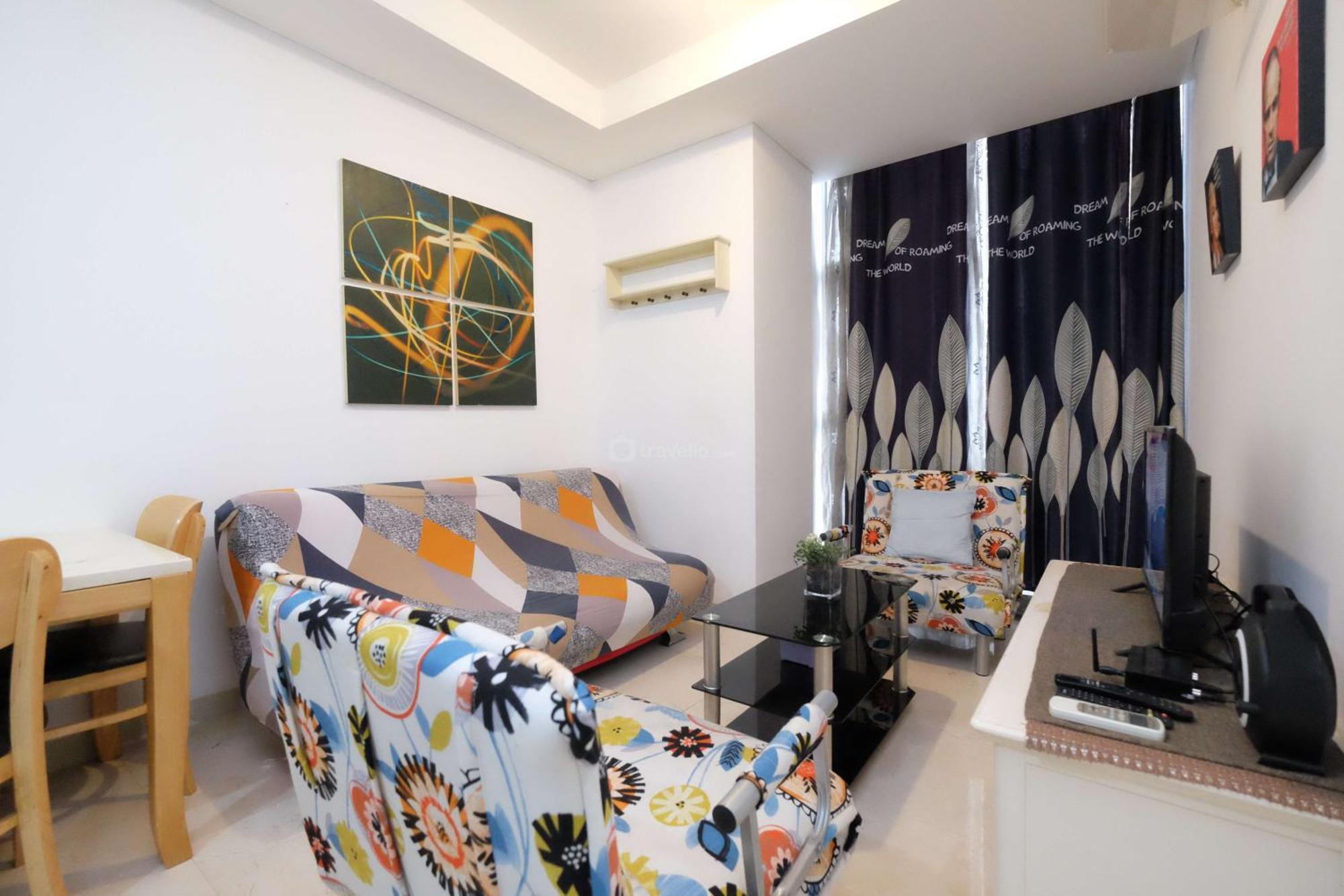 Comfort 2br At L'avenue Pancoran By Travelio Pangsapuri Jakarta